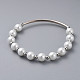 Glass Pearl Beads Stretch Bracelets(BJEW-JB04758-01)-1