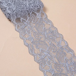 Elastic Lace Trim, Lace Ribbon For Sewing Decoration, Gainsboro, 80mm(OCOR-WH0024-A26)