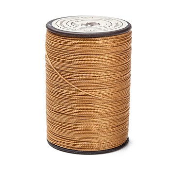 Round Waxed Polyester Thread String, Micro Macrame Cord, Twisted Cord, for Leather Sewing Stitching, Peru, 0.45mm, about 174.97 yards(160m)/roll