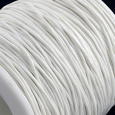 Eco-Friendly Waxed Cotton Thread Cords(YC-R008-1.0mm-101)-2
