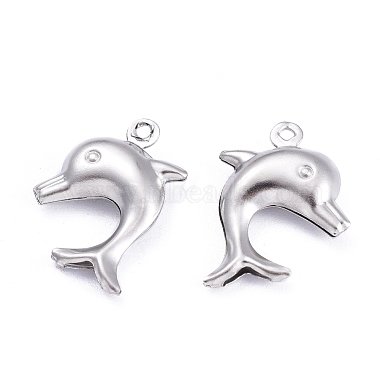 Stainless Steel Color Dolphin 304 Stainless Steel Pendants