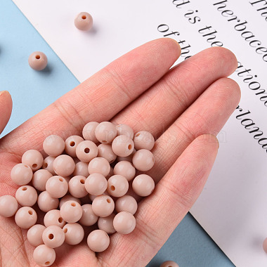 perles acryliques opaques(MACR-S370-C8mm-34)-5