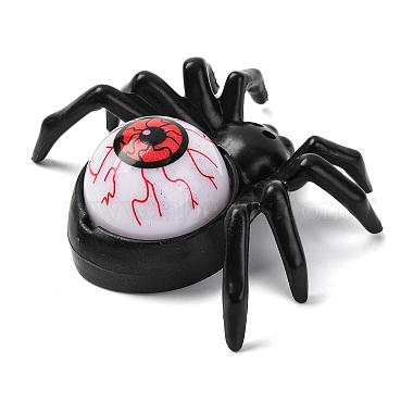 Halloween Resin Spider with Scary Eyeball LED Light Figurines Ornament(AJEW-Z036-01A)-3