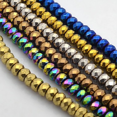 6mm Rondelle Non-magnetic Hematite Beads