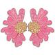винтажные серьги-гвоздики с цветами для женщин(JE1095D)-1