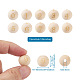 Craftdady 100Pcs 10 Styles Unfinished Natural Wood European Beads(WOOD-CD0001-08)-8