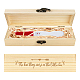 Rectangle Wooden Pregnancy Test Keepsake Box with Lock(CON-WH0103-001)-1