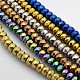Electroplate Non-magnetic Synthetic Hematite Beads Strands(G-J208F-M)-1
