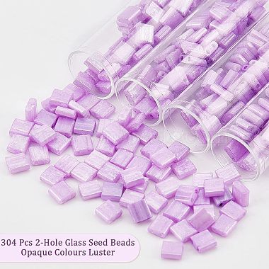 nbeads 304piezas 2-cuentas de vidrio con agujeros(SEED-NB0001-70)-5