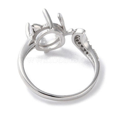 кольцо-манжета из стерлингового серебра с родиевым покрытием 925(STER-NH0001-41P)-3