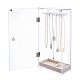 Rotatable Acrylic Necklace Hanging Organizer Storage Boxes(ODIS-WH0079-025)-1