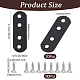 20Pcs Oval Iron Angle Code(FIND-GF0009-46A)-2