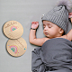 2Pcs 2 Style Double-face Printed Wooden Baby Photo Props(DJEW-WH0601-001)-5
