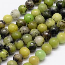 Natural Serpentine Beads Strands, Round, Colorful, 10mm, Hole: 1mm, about 39pcs/strand, 15.7 inch(G-N0170-002-10mm)