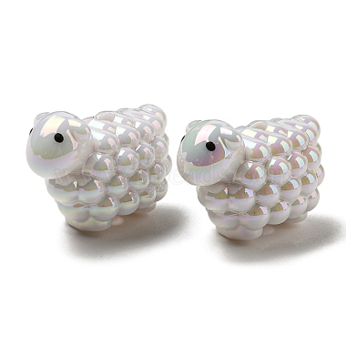 Gainsboro Sheep Acrylic Beads