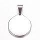 Tarnish Resistant 304 Stainless Steel Pendants(STAS-P048-04)-3