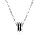SHEGRACE Rhodium Plated 925 Sterling Silver Pendant Necklaces(JN804A)-1