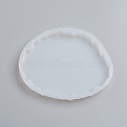 Silicone Cup Mat Molds, Resin Casting Molds, For UV Resin, Epoxy Resin Jewelry Making, Nuggets, White, 115x133x13mm, Inner Size: 98x128mm(DIY-G017-A10)