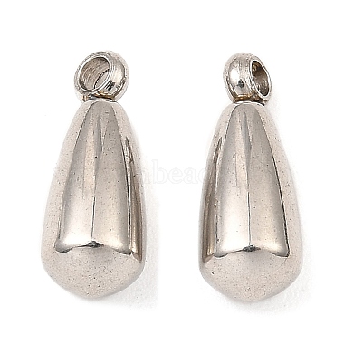 Stainless Steel Color Teardrop 304 Stainless Steel Chain Extender Drop