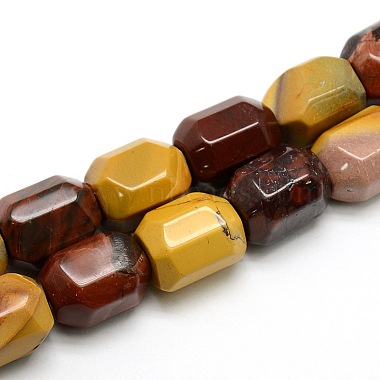 Natural Faceted Gemstone Column Beads Strands(G-L174-M)-2