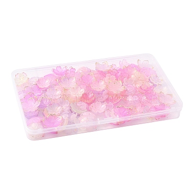 200Pcs 10 Styles Mixed Styles Acrylic Bead Caps(OACR-FS0002-51B)-6