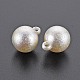 Electroplated ABS Plastic Imitation Pearl Pendants(X-KY-T023-004)-3