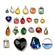 Glass Rhinestone Pendants(GLAA-XCP0001-18)-1