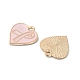 Light Gold Tone Zinc Alloy Enamel Pendants(ENAM-WH0061-12B)-2