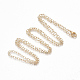 Brass Cable Chain Necklace Making(X-MAK-T006-05KC)-1