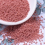 MIYUKI Round Rocailles Beads, Japanese Seed Beads, (RR4464) Duracoat Dyed Opaque Light Watermelon, 11/0, 2x1.3mm, Hole: 0.8mm, about 5500pcs/50g(SEED-X0054-RR4464)