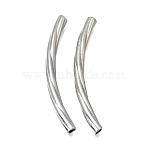 304 Stainless Steel Tube Beads, Stainless Steel Color, 47x4x4mm, Hole: 2x2mm(STAS-D391-07P)