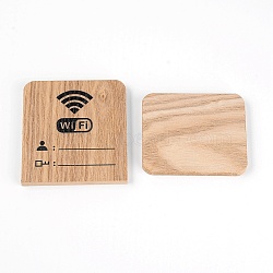 MDF Vertical Table Plate, Rectangle, BurlyWood, 74~95x90x9mm, 2pcs/set(DJEW-WH0033-66)