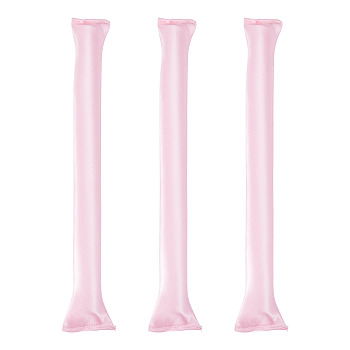 3Pcs Sponge Hair Curling Tool, Hair Rollers, Pink, 27.5x2.25cm