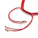 Bracelets de perles de nylon tressés réglables(BJEW-JB05449-02)-4
