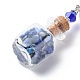 7 Chakra Tumbled Gemstone Chips Filling Wishing Bottle Pendant Decorations(HJEW-JM00779)-4