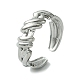 304 Stainless Steel Open Cuff Ring(RJEW-L110-020P)-1