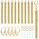 Tassel Dangle Earrings DIY Making Kit(DIY-BC0004-46)-1