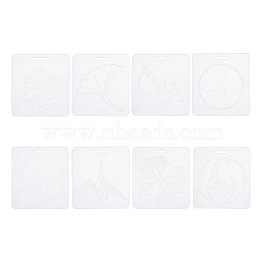 White Acrylic Painting Stencils