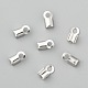 304 Stainless Steel Fold Over Crimp Cord Ends(X-STAS-M009-01A)-2