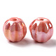 Perles de porcelaine perlées manuelles(PORC-G010-01F)-3