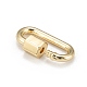 Brass Screw Carabiner Lock Charms(KK-T047-08G)-3