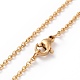 304 Stainless Steel Heart Pendant Necklace for Women(NJEW-G018-02G)-3