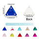 100Pcs 10 Colors Triangle Shape Sew on Rhinestone(GLAA-GA0001-59)-2