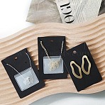 PVC Self Adhesive Bags for Pendant Storage, Clear, 5x5cm(PW-WGB8A25-03)
