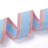 Polyester Ribbon, for Jewelry Making, Colorful, 1-5/8 inch(4cm), 50yards/roll(45.72m/roll)(SRIB-I004-05A-05)