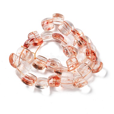 Brins de perles d'imitation de pierres précieuses en verre transparent(GLAA-G105-01B)-3
