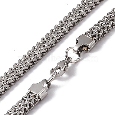 304 collier chaîne serpent en acier inoxydable avec fermoirs pince de homard pour hommes femmes(STAS-K249-01C-P)-3