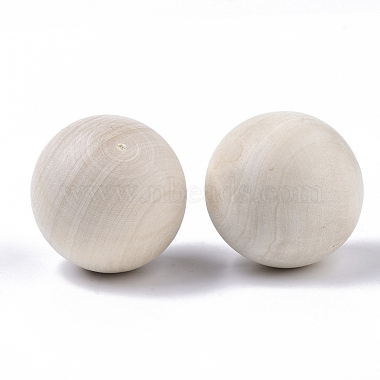 Unfinished Wood Beads(X-WOOD-T014-40mm)-2