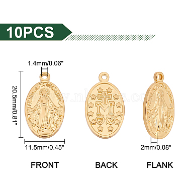 unicraftale 10pcs pendentifs en laiton(KK-UN0001-38)-3