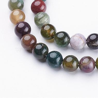 Chapelets de perles en agate indienne naturelle(GSR6mmC002)-2